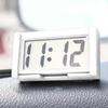 Mini Digital Clock Battery Operated Large Screen Digital Clock for Car Lightweight Car Accessories Self Adhesive Mini Clock