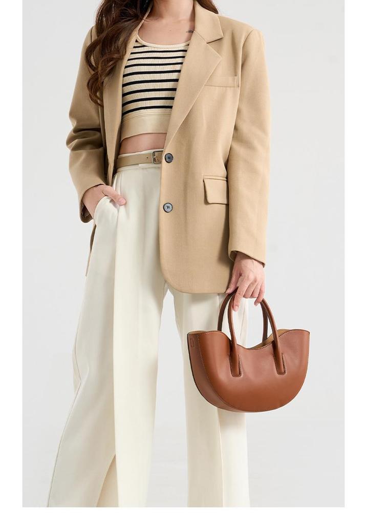 Z Family 2026 Women's Versatile Solid Color Handbag - Stylish Summer Crossbody & Shoulder Bag