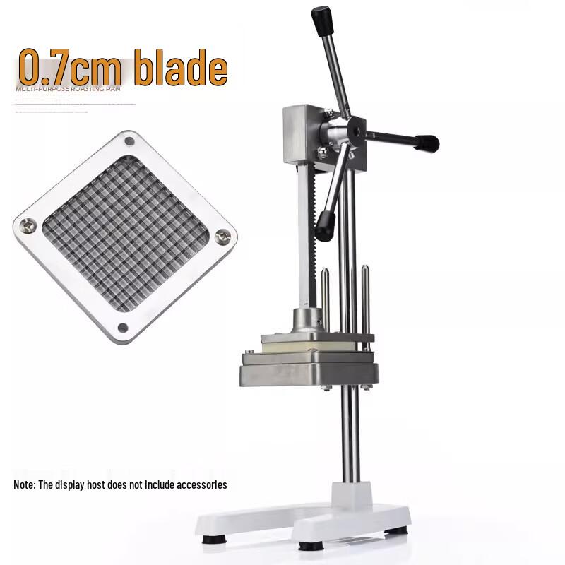 Промышленный вертикальный аппарат для нарезки картофеля фри и кубиками