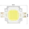 10PCS 6500K COB Light Source 12V High Power LED Chip Easy LED Chip Bulb  Lamp Flood Light