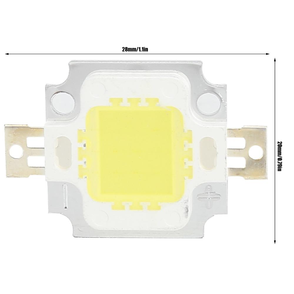 10PCS 6500K COB Light Source 12V High Power LED Chip Easy LED Chip Bulb Lamp Flood Light