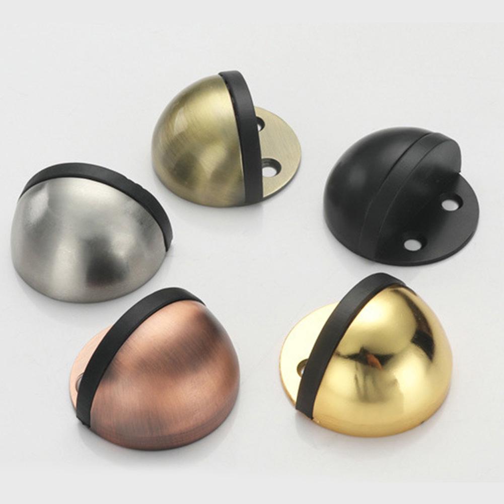AMTXalo 1 pc Anti-Collision Door Stopper Non Punching Sticker Hidden Stainless Steel Rubber Door Stopper Door Wall Holders Catch AMTXalo 1 pc Anti-Collision Door Stopper Non Punching Sticker Hidden Stainless Steel Rubber Door Stopper Door Wall Holders Catch