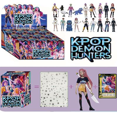 Anime Kpop Devil Hunter Blind Box Disassembly Fun Blind Bag Small Statue Peripheral Model Desktop Blind Box Decoration Gifts