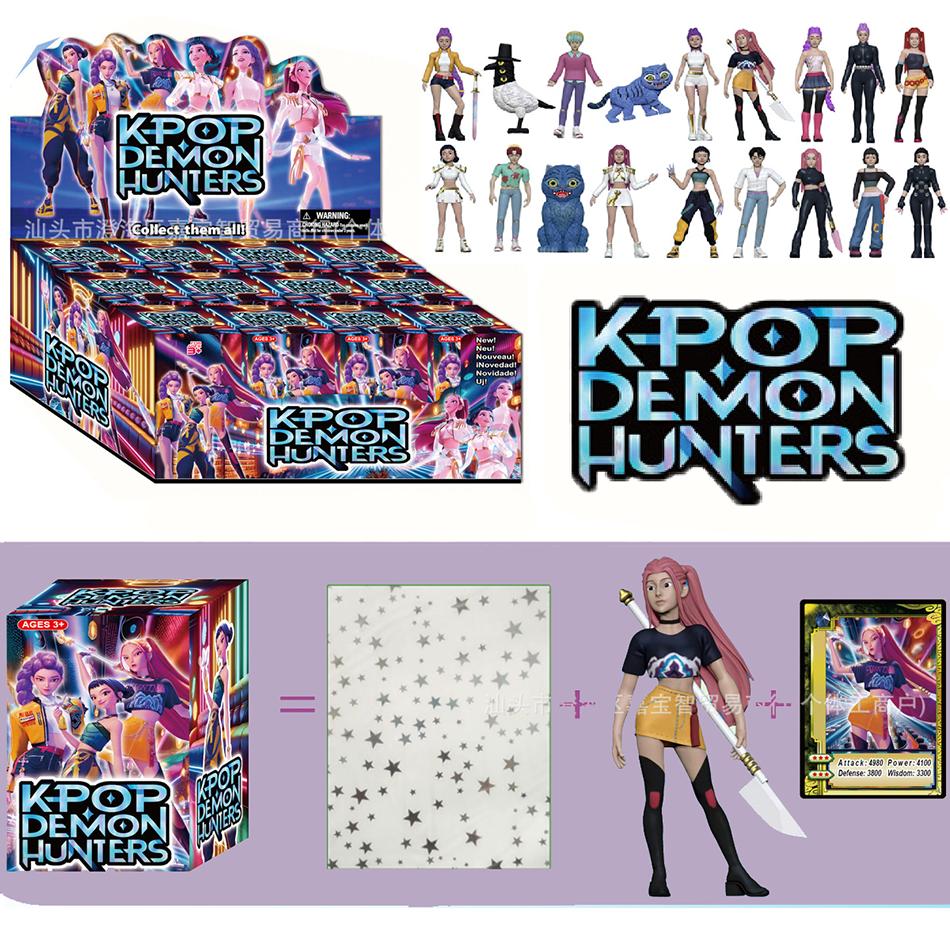 2 Stil Kpop Dämonenjäger Actionfigur Blindbox Spielzeug Derpys Tiger Rumi Mira Zoey Sussy Figur Puppe Für Fans Geschenk Mystery Spielzeug