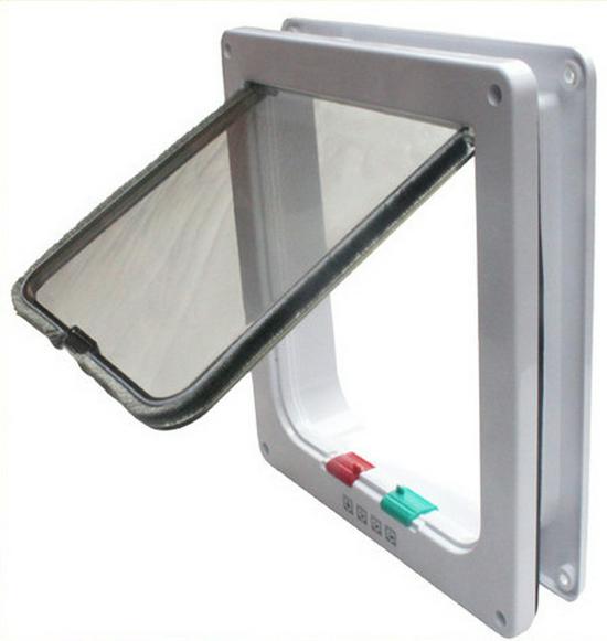 Controllable Cat/Dog Door Flap for Kennels and Pet Supplies