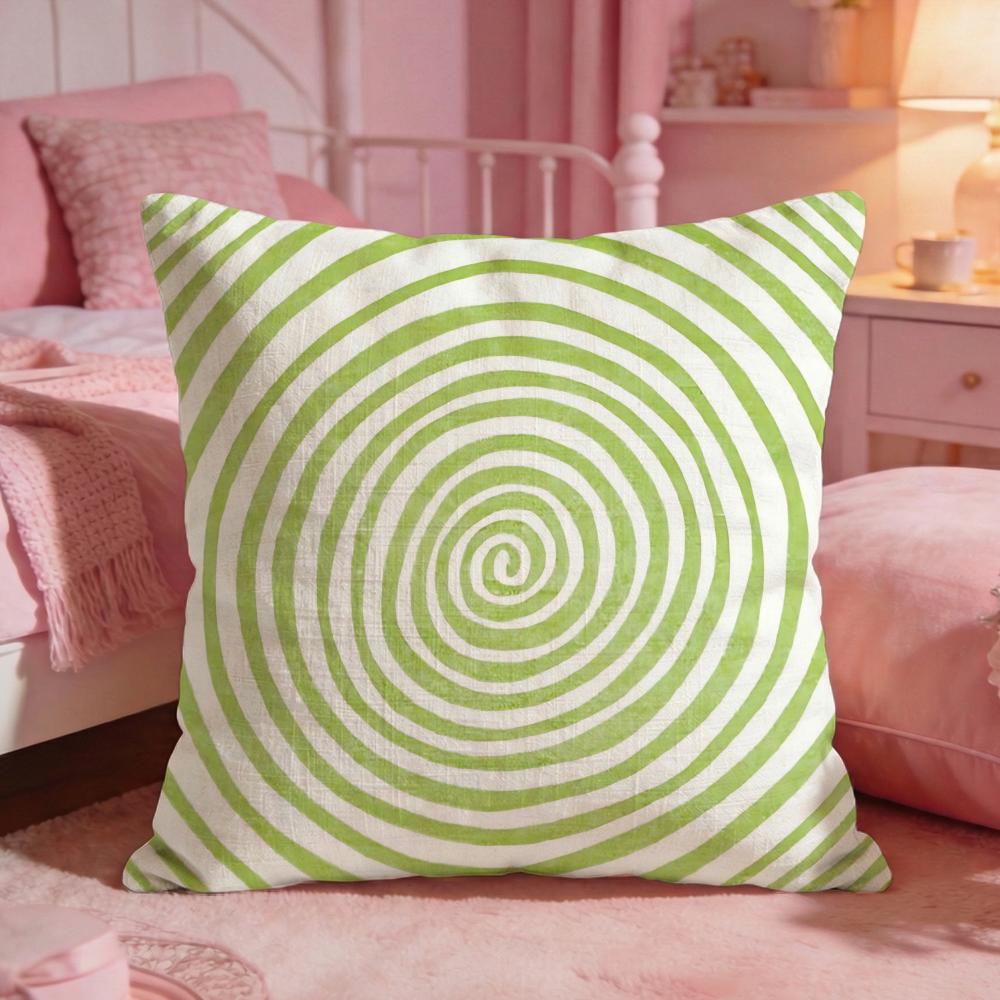 SStripe PsychedelicS Cushion Cover Premium Comfort Reversible Pillow Cove Two In One Design for Any Room  Car Interior