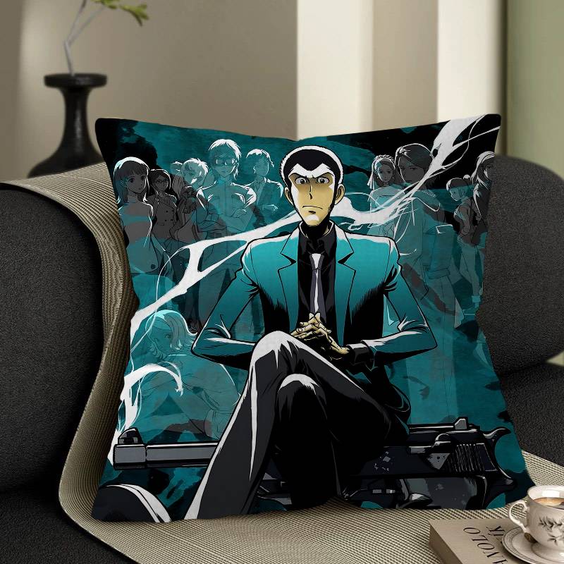 Lupin The Third Pillow Gift Home Office Decoration Bedroom Sofa Car Cushion Cover Case 45x45