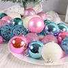 100pcs 3/4/6cm Christmas Tree Decoration Pendant Delicate Hanging Ornament Christmas Ball Set  Home