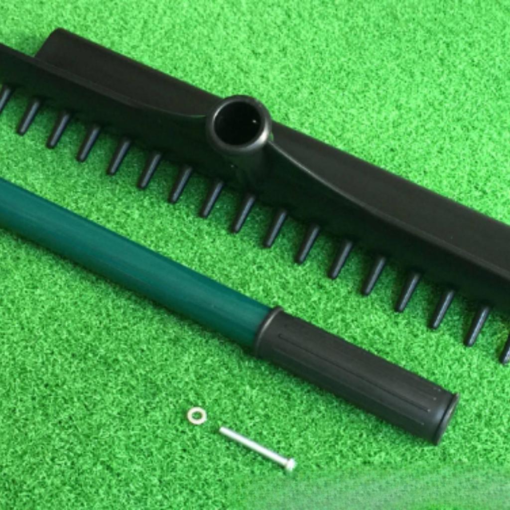 Golf Sand Rake with 17 Tines Portable Bunker Premium for Golfers