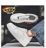 Winter board shoes couple cotton shoes little white shoes low-top leather surface velvet and cotton warm large size casual shoes