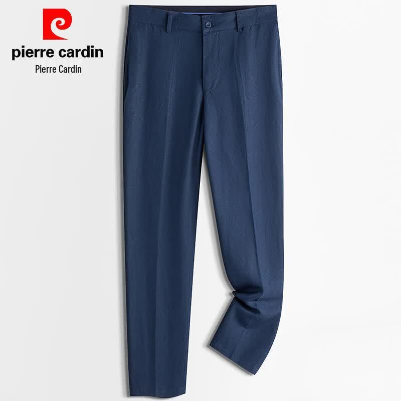 Pierre Cardin Men s Linen Blend Casual Straight-Leg Pants L