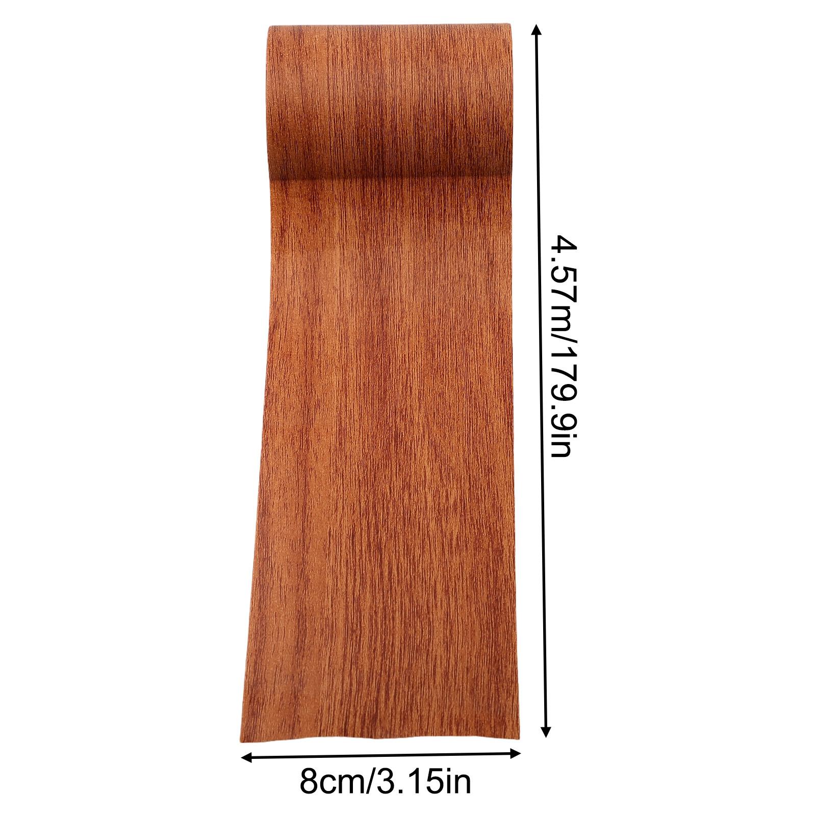 Лента под дерево 8x4,57 м Реалистичная текстура дерева Ремонтная самоклеящаяся армированная лента для пола, мебели, ремонта Самоклеящаяся лента под дерево D