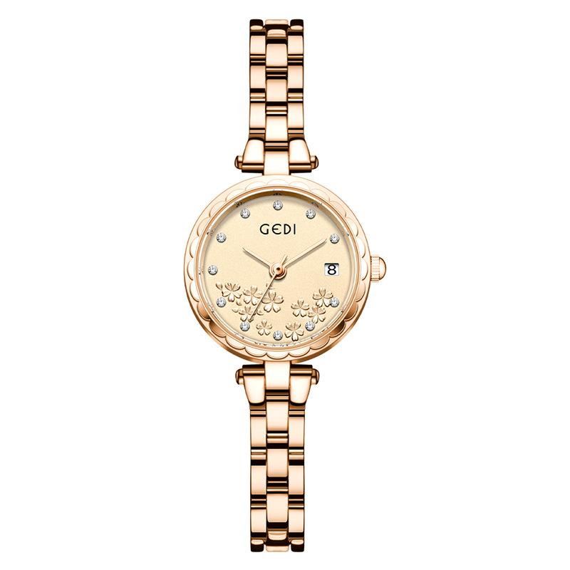 Niche High-End Sense Alloy Watch, Student Party, Exquisite Chinese Style Quartz Watch, Women S Waterproof Bracelet Watch