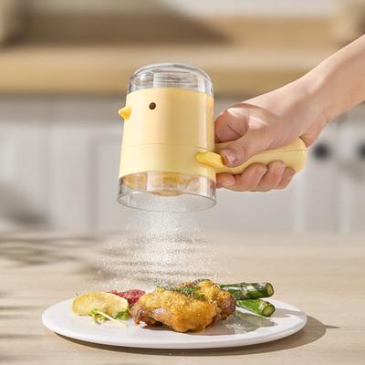 Yousheng Quantitative Salt Tank Bird-Shaped Condiment Bottle Transparent Cap Salt Dispenser One Press 0.5g Output Low-salt Dispenser for Kitchen