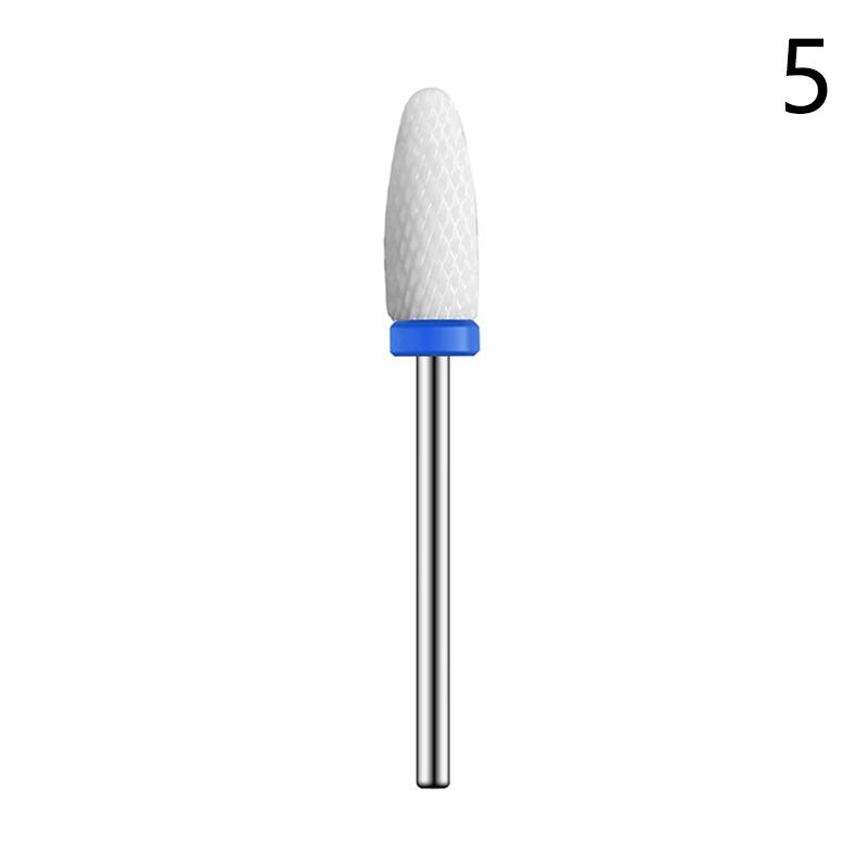 Nail Drill Bits Electric Grinding Headed Ceramics Tungsten Steel Manicure Polishing Clean Tool Nail Specialized Tools Nail Salon