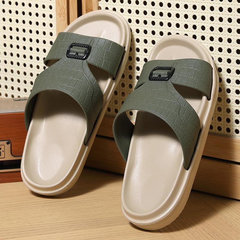 Men's Slippers 2025 New Leisure Slippers Summer Open Toe Sandals for Men Outdoor Non Slip Beach Slippers Designer Slides