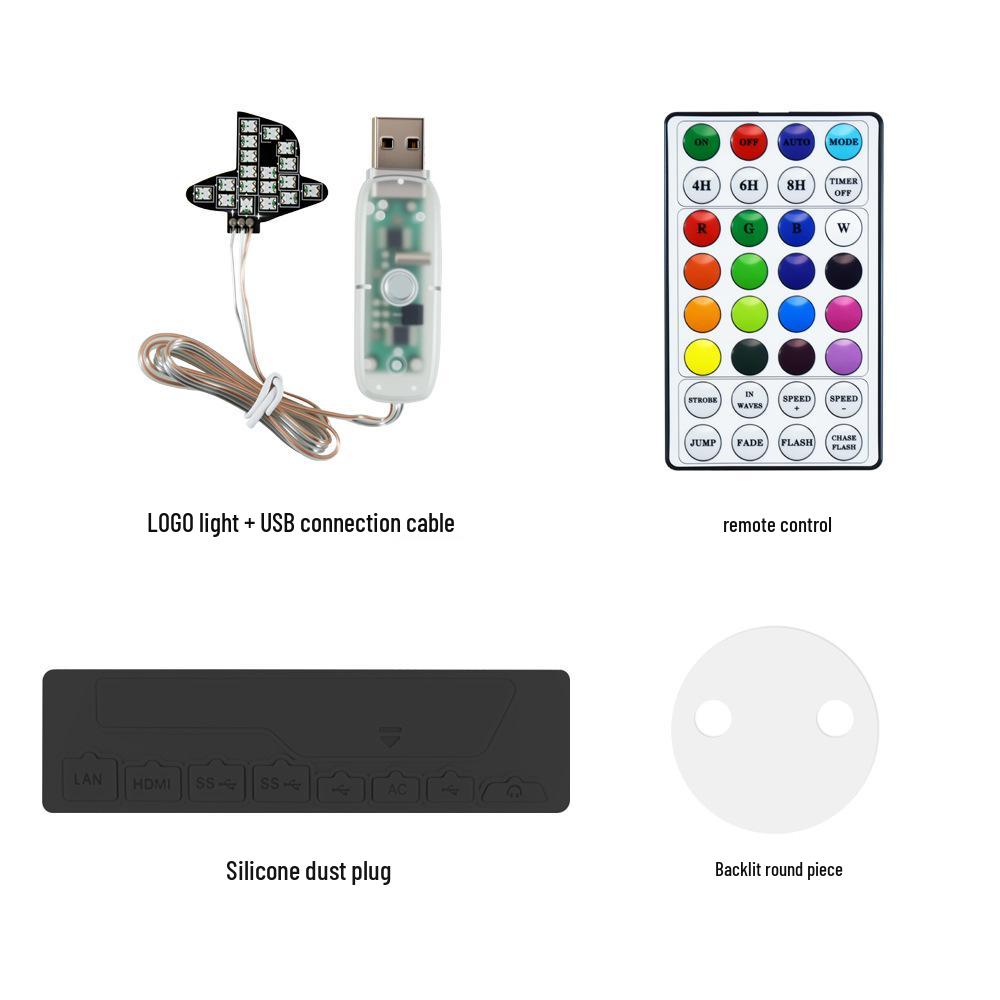 Colorful Atmosphere Lights for PS5 Digital & Disc Edition Consoles, Dynamic Logo LED Lighting