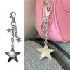 Stjärnyckel Prydnad Gotisk Hängande Prydnad Mode Nyckelring Berlock Legering Textur Lämplig för Väska och Nyckel Dekoration