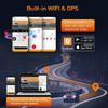 3 Channel Car DVR 4K 3-Lens Front Inside Rear GPS Wifi Dash Cam DVR Recorder Video Registrator Car Camera 24h Parking Monitor
