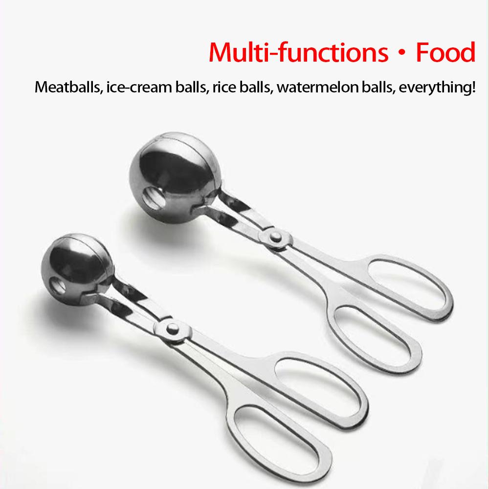 Stainless Steel Meatball Maker Spoon Mold for Kitchen Meatball Ball Clip