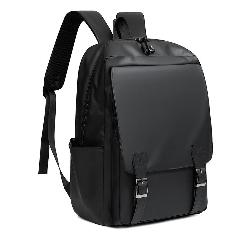 Trendy backpack Simple backpack Fashionable large-capacity schoolbag for junior high school and high school students