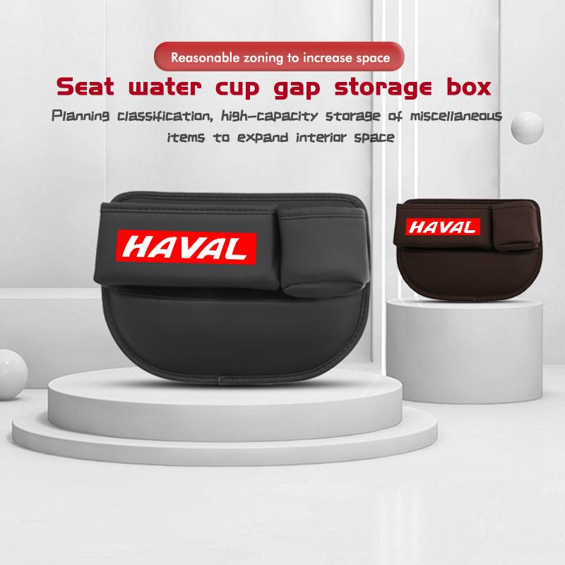 Car Badge Multifunctional Storage Box Seat Gap Cup Holder Organizer Accessories For Haval Great Wall Jolion H1 H2 H3 H4 H5 H6 H7