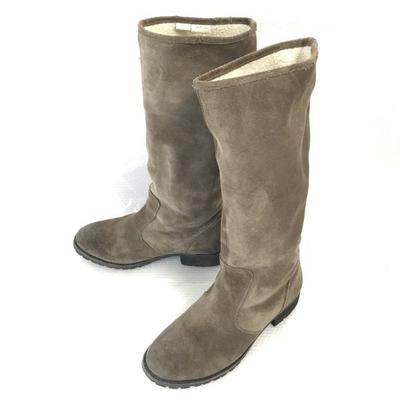 DIESEL Leather Lined Mouton Boots Brown 24.0 / 7(USED)
