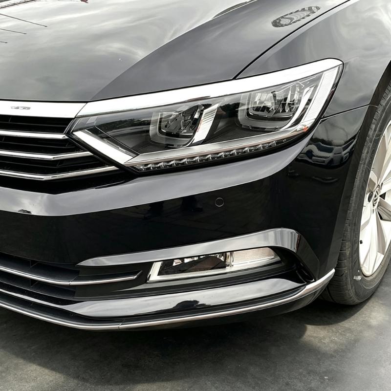 ABS Front Wind Deflector For 2017-2019 Car Spoiler Canards Auto Front Bumper Lip Splitter Anti-Collision Diffuser