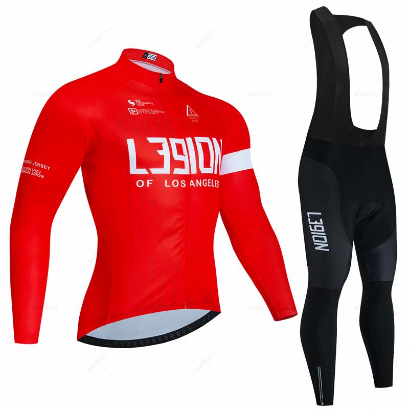 2026 Ademend Wielrenpak Set Heren Lente Sport Wielertrui Herfst Mtb Fietskleding Zomer Lange Mouw Triathlon Mountainbike Koersbroek Set