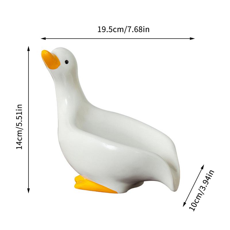 Soap Tray Self-Draining Soap Rack Cute Duck-Shaped Creative Rack For Shower Bathroom Kitchen Tub Sink Tray Bracket Bathroom