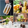 Tool Kettle 2 In 1 Portable Silicone Ice Ball Maker Kettle Creative Ice Cube Mold Kitchen Bar Gadgets Ice Hockey Lattice Making
