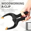 A Shape Woodworking Clamp Spring Clip Nylon A Clip Quick Clamp Plastic Clip for Photography Background Cloth Fast Clamping Tool