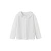 Minibala Girls' Ruffle Collar Long-Sleeve Shirt