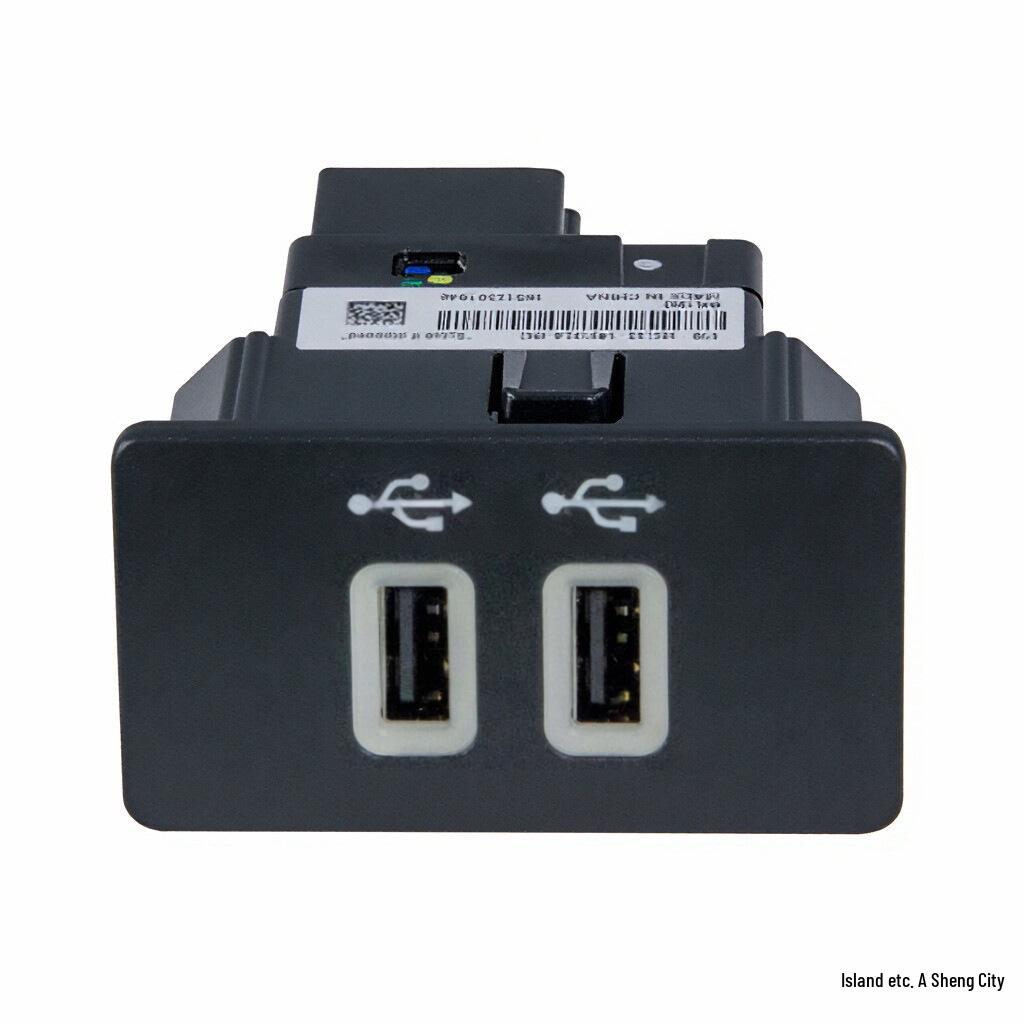 

HC3Z-19A387-B USB Charging Socket Compatible with Ford: HC3Z-19A387-F, HC3Z-19A387-E None