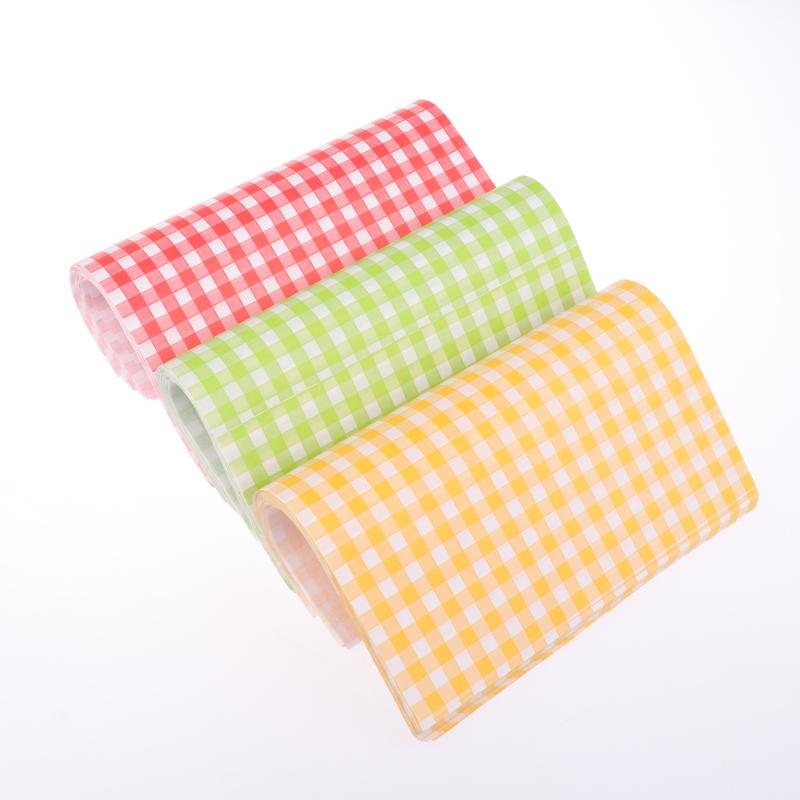 50 Stück Backverpackung Lebensmittelverpackung Fettabweisende Papiertüte Sandwich Donut Brotverpackung Hamburger Küchenzubehör 18*18Cm