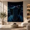 Decorative Tapestry,man truck Printed Wall Art, Lightweight Wall Hanging For Bedroom Background