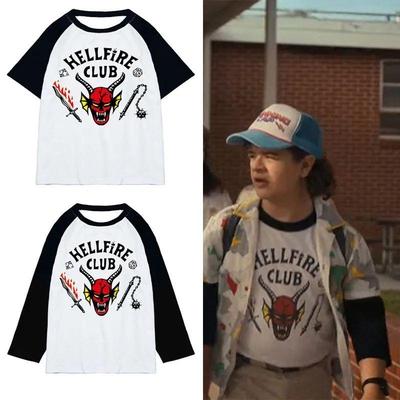 Merchandise serie Stranger Things T-shirt in cotone felpa