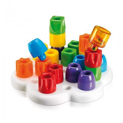 Quercetti Mosaic Series - Maxi Geometry (Large Chips (21 Pieces) + Board)