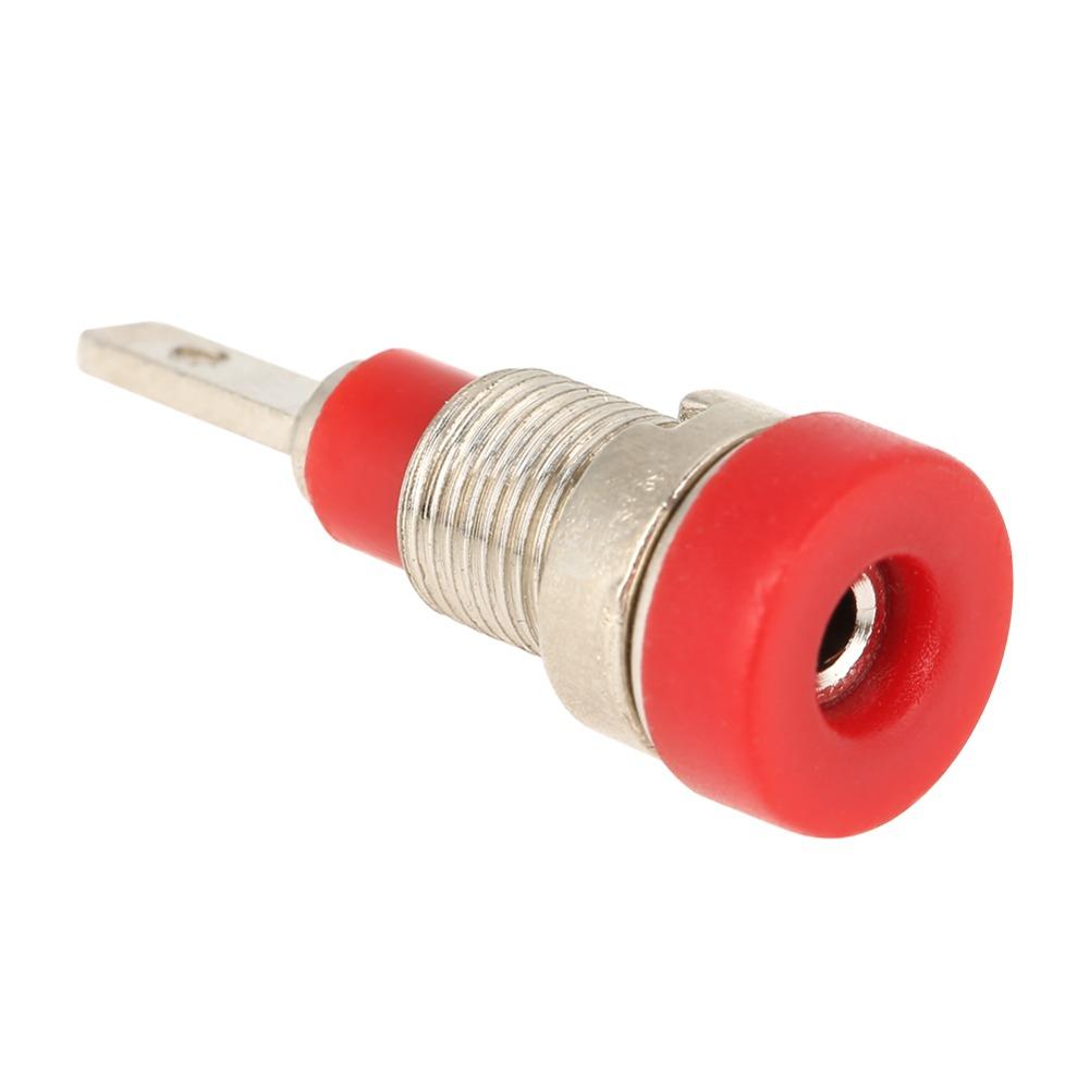 5 Pcs 2 mm Banana Socket Copper Binding Posts Chassis Mount Banana Jack  Test Probes