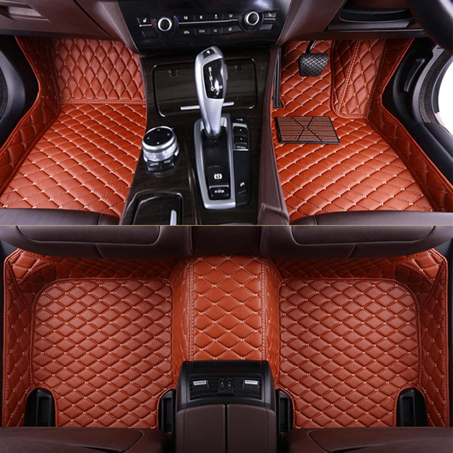 

BMW 2 Series Active Tourer F45 Октябрь 2014 - Июнь 2022 Автомобильный 3D коврик One Size оранжевый