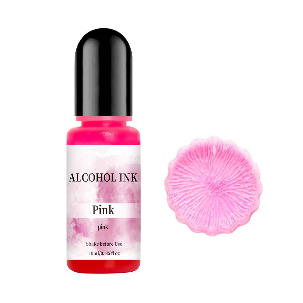 Automatic Diffusion 3D Bleeding Effect Crystal Epoxy Colorant - 30-Color DIY Alcohol Ink Set