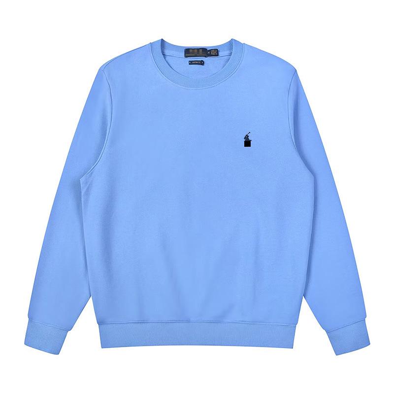 Unisex Pure Cotton Long-Sleeve Thin Autumn Casual Polo Hoodie - Solid Color
