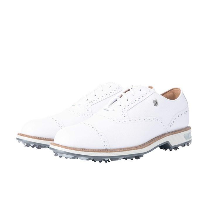 [FootJoy] Golf Shoes DryJoys Premiere Tarlow Lace Men's White/White 25.0cm W 25.0 cm 3E