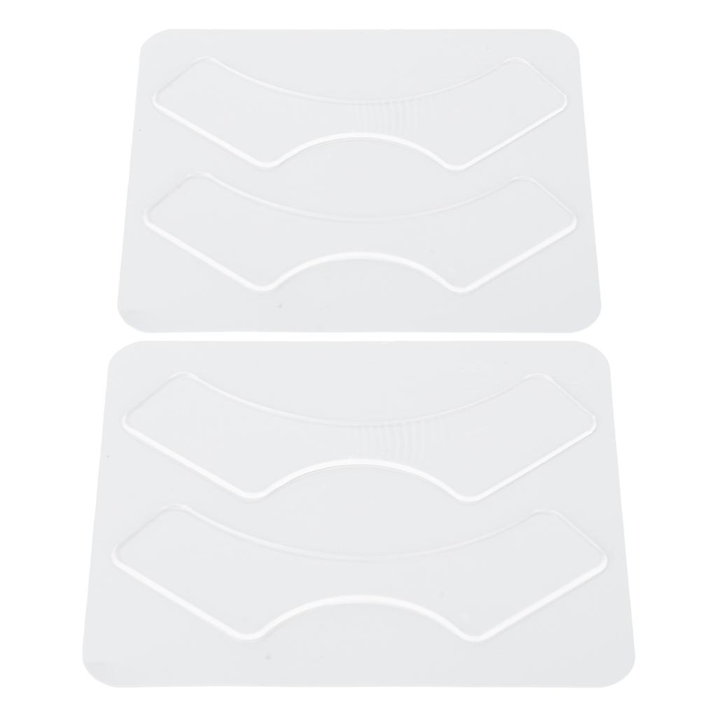 Lip Wrinkle Patch Reusable Transparent Skin Firming Silicone Upper Lip Pad for Day Night 2 Pairs