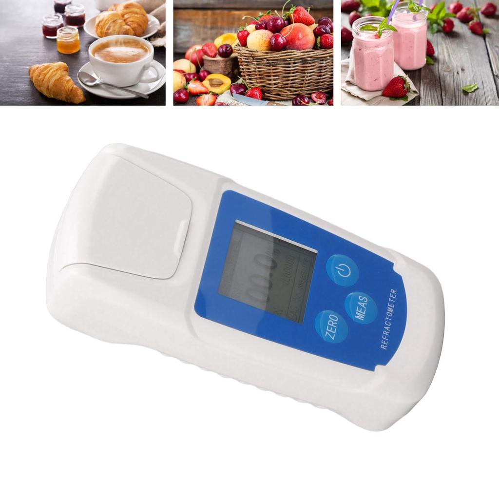 Digital Refractometer 0‑55% Digital Refractometer High Accuracy Sugar Tester Meter for Beverage Drinks Sugar Content Measuring