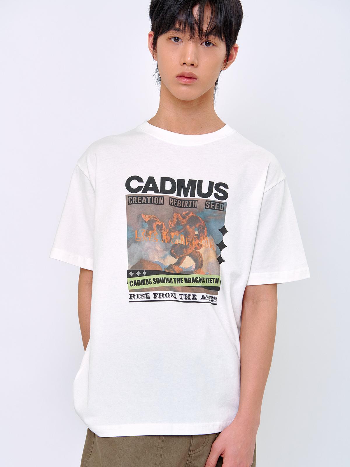 Tempus Studio Vintage Cadmus Graphic T-Shirt_Ivory Ivory/S