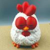 Neue Mini-Hühnerfigur, Niedliches schlafendes Küken-Ornament, Coole Cartoon-Hühner-Schreibtischdekoration