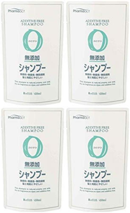 

Шампунь PharmaAct 450мл x 4 [Оптовая покупка] Без добавок, сменный блок,