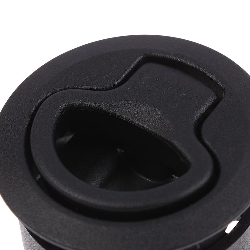 1Pc Round Flush Pull Slam Latch Cabin Flush Door Locker Mount Lift Pull Handle For Rv Yacht Marine Boat Deck Hatches Accessories