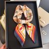 Equestrian Chain Simulation Silk Printing Silk Scarf Square Scarf High-end Shawl Sunscreen Neck Professional Scarf Headscarf Scarf